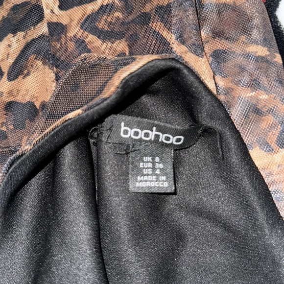 Leopard Print Halter Maxi Dress - Picture 6 of 6